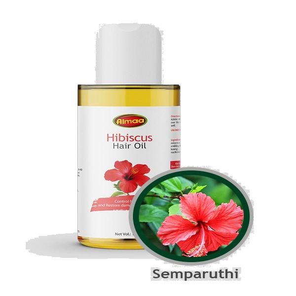 Almaa hibiscus hair oil