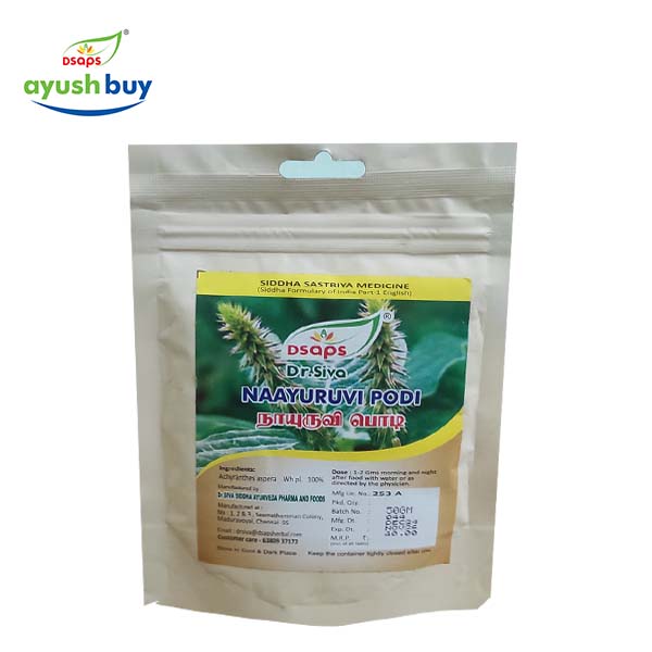 Naayuruvi podi pouch 50gms